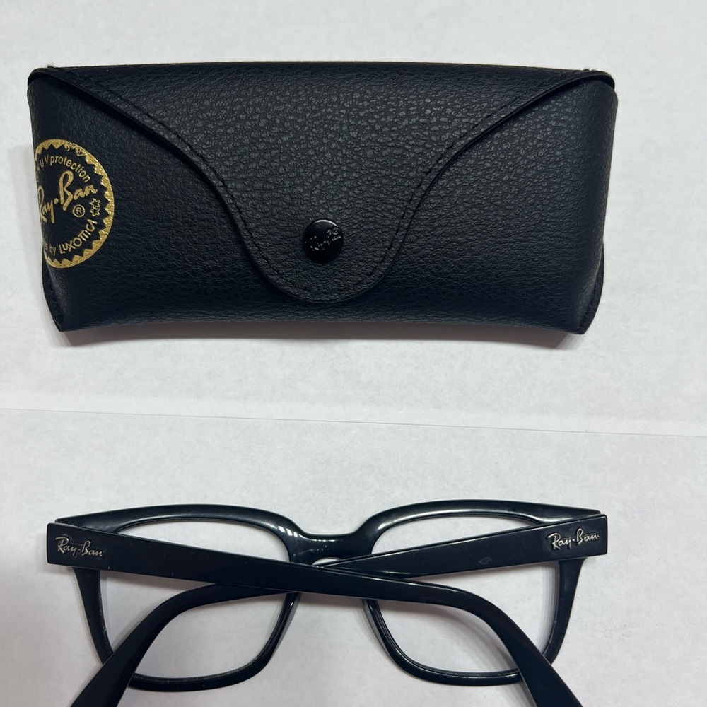 Ray-Ban Black Used  Eyeglasses with Case. - Picture 2 of 5